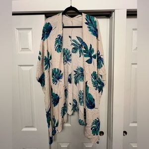 Lush Monstera Leaf Swim Cover-up